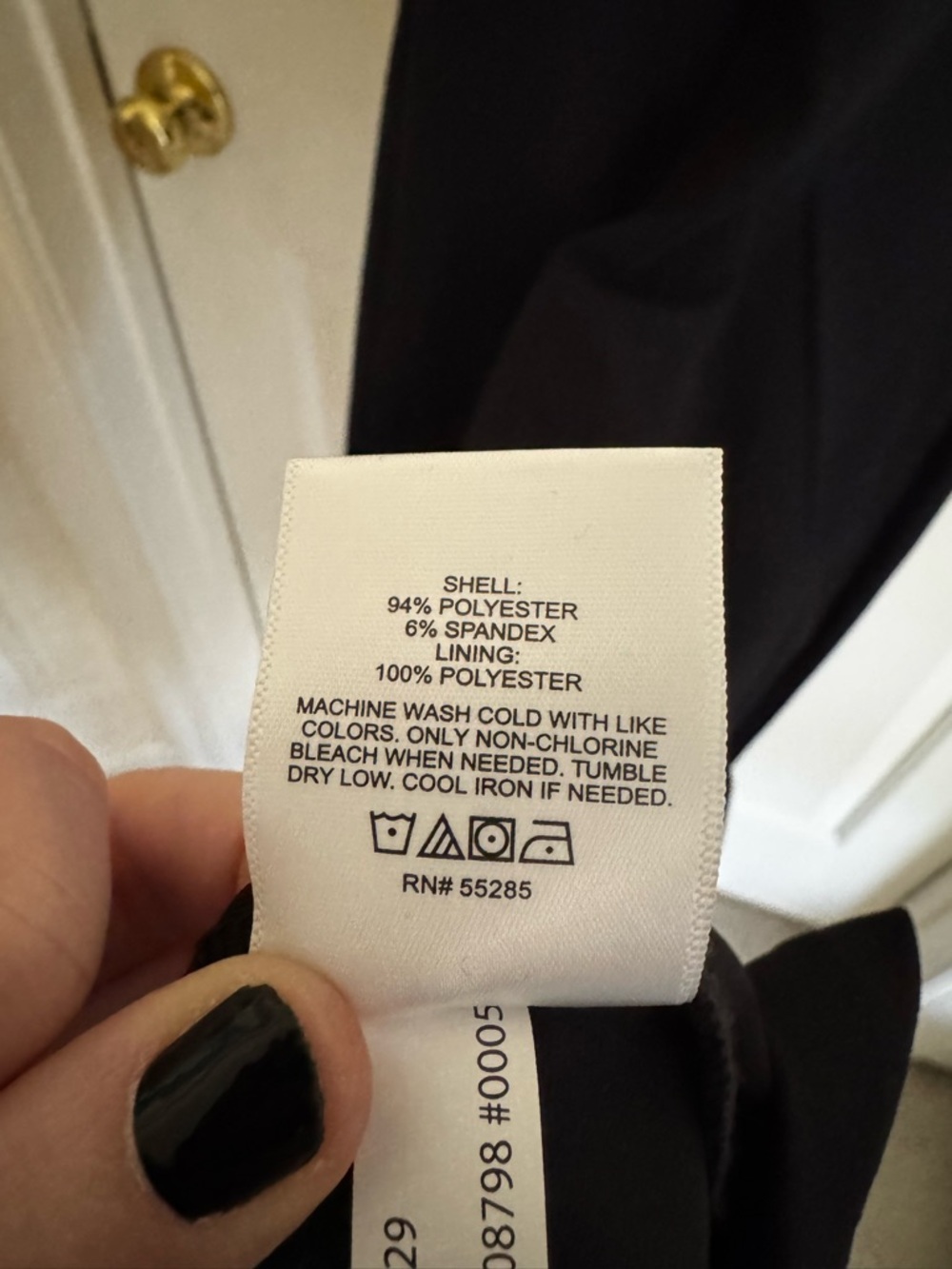 Express Black and White Halter Midi Dress - Picture 5 of 6